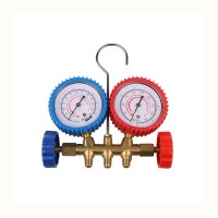 R22 R134a R410a manifold gauge refrigeration pressure gauge with hose